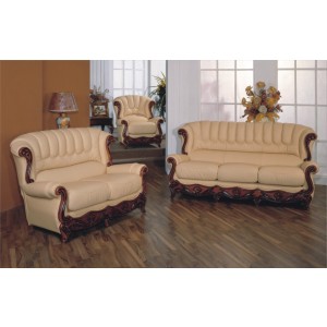 A51 Half Leather Living Room Set by ESF Furniture