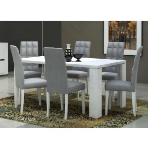 Elegance Modern Rectangular Wood Extendable Dining Table by Status, Italy