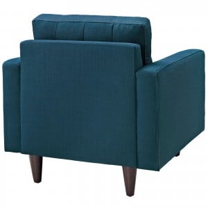 Empress Upholstered Armchair, Azure by Modway Furniture