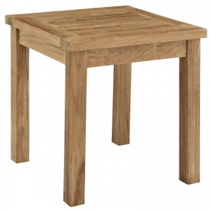 Marina Outdoor Patio Teak Side Table by Modway Furniture