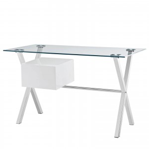 Stasis Office Desk, White by Modway Furniture