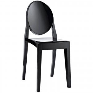 Casper Dining Side Chair, Black by Modway Furniture