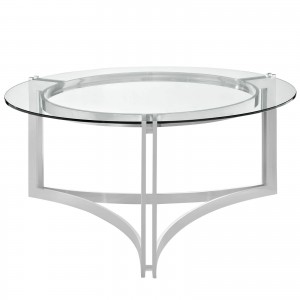 Signet Stainless Steel Coffee Table by Modway Furniture