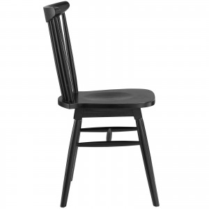 Amble Dining Side Chair, Black by Modway Furniture