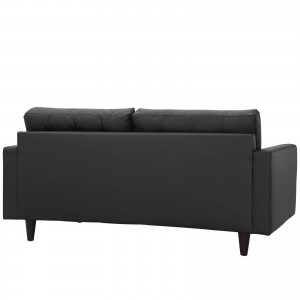 Empress Loveseat, Black by Modway Furniture