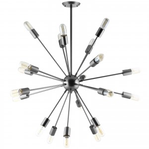 Beam Stainless Steel Chandelier by Modway Furniture