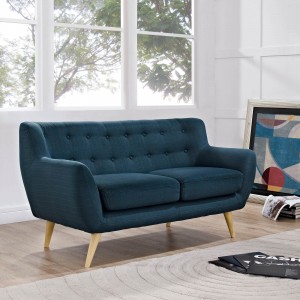 Remark Loveseat, Azure by Modway Furniture