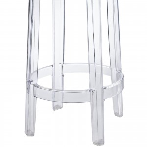 Casper Counter Stool, Clear by Modway Furniture