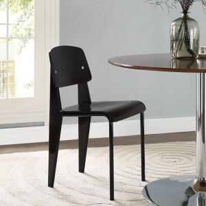 Cabin Dining Side Chair, Black by Modway Furniture