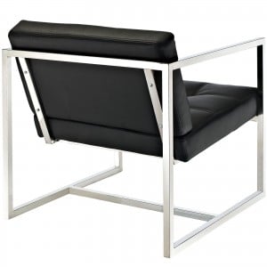 Hover Lounge Chair, Black by Modway Furniture