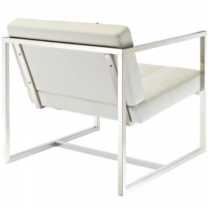 Hover Lounge Chair, White by Modway Furniture