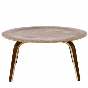 Plywood Coffee Table, Walnut by Modway Furniture
