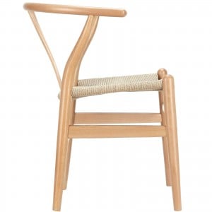 Amish Wood Armchair, Natural by Modway Furniture