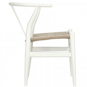 Amish Wood Armchair, White by Modway Furniture