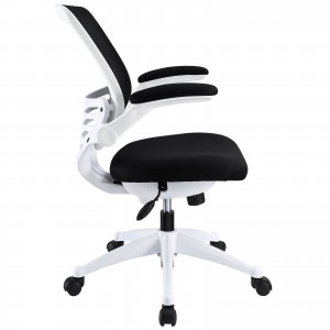 Edge White Base Office Chair, Black by Modway Furniture