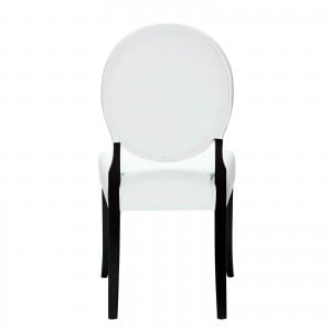 Button Dining Side Chair, White by Modway Furniture