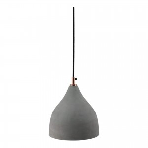 Pozzolana Concrete/Iron/Copper Pendant Lamp by MOE'S