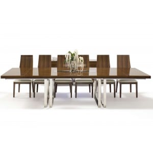 Galway Wood//Leather Dining Room Set by Sharelle Furnishings
