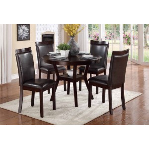 Shankmen Transitional Dining Room Set (Table + 4 Chairs) by Homelegance
