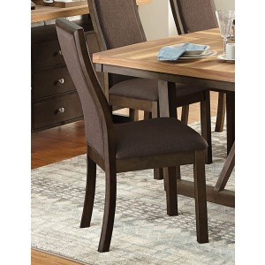 Compson Transitional Fabric/Wood Dining Chair by Homelegance