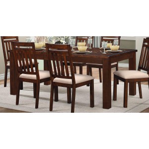 Santos Classic Rectangular Wood Extendable Dining Table by Homelegance