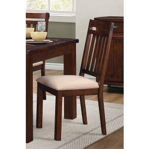 Santos Classic Fabric/Wood Dining Chair by Homelegance