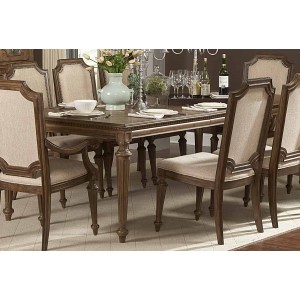 Eastover Classic Rectangle Wood Extendable Dining Table by Homelegance