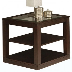 Frisco Glass End Table by Homelegance