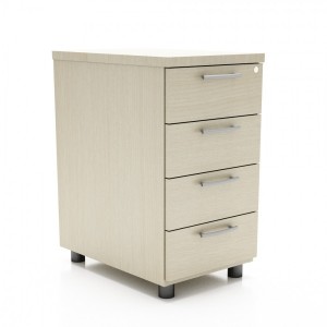Standard Stationary Pedestal w/4 Drawers by MDD Office Furniture