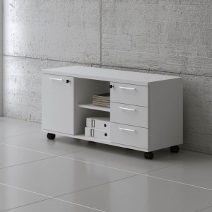 Standard A120MP Low Managerial Storage by MDD Office Furniture