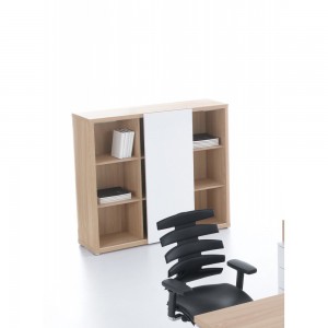 Mito Medium Office Storage Cabinet w/Sliding Door by MDD Office Furniture
