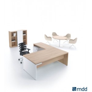 Mito Executive Composition 1, Light Sycamore by MDD Office Furniture