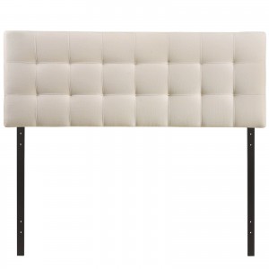 Lily King Fabric Headboard, Ivory by Modway Furniture