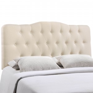 Annabel Queen Fabric Headboard, Ivory by Modway Furniture
