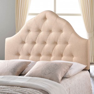Sovereign Queen Fabric Headboard, Beige by Modway Furniture