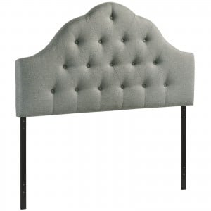 Sovereign Queen Fabric Headboard, Gray by Modway Furniture