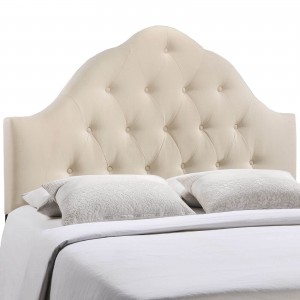 Sovereign Queen Fabric Headboard, Ivory by Modway Furniture