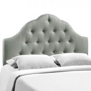 Sovereign King Fabric Headboard, Gray by Modway Furniture