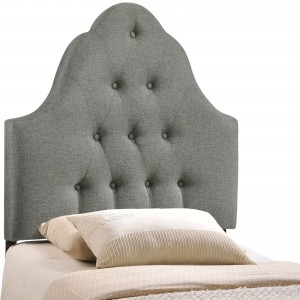 Sovereign Twin Fabric Headboard, Gray by Modway Furniture