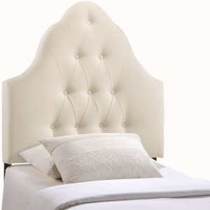 Sovereign Twin Fabric Headboard, Ivory by Modway Furniture