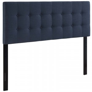 Emily Full Fabric Headboard, Navy by Modway Furniture