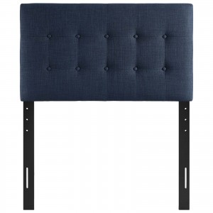 Emily Twin Fabric Headboard, Navy by Modway Furniture