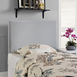 Region Twin Upholstered Headboard, Gray by Modway Furniture