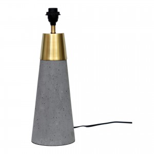 Savoy Concrete/Iron/Linen Table Lamp by MOE'S