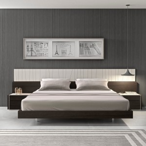 Porto Premium Bedroom Set, White by J&M Furniture