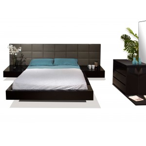 Sharon Leather Platform Bedroom Set by Sharelle Furnishings