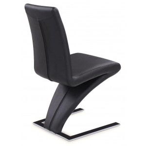Side-455 Dining Chair, Black by New Spec Furniture