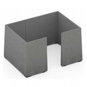 Jazz Silent Box with 5Acoustic Walls, MDF Legs by NARBUTAS