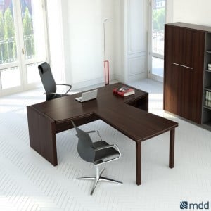 Status Executive Composition 1, Chestnut by MDD Office Furniture