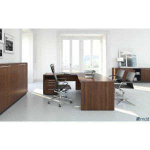 Status Executive Composition 6, Lowland Nut by MDD Office Furniture